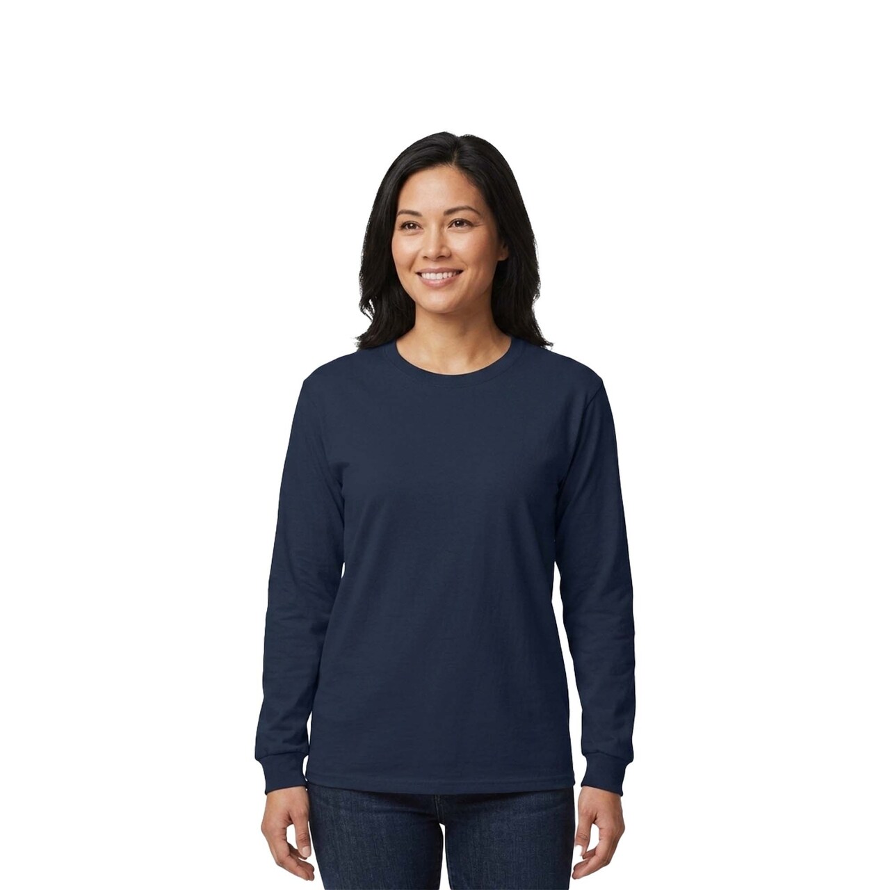 Gildan Ultra Cotton Heavyweight Long Sleeve T-Shirt For Everyday Wear